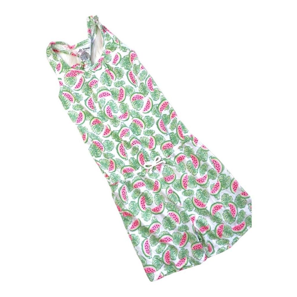 Girls Bobbie Brooks Watermelon Print Sleeveless Summer Romper - Sz 7/8